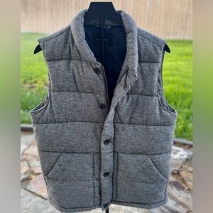 Banana Republic Charcoal Quilted Vest